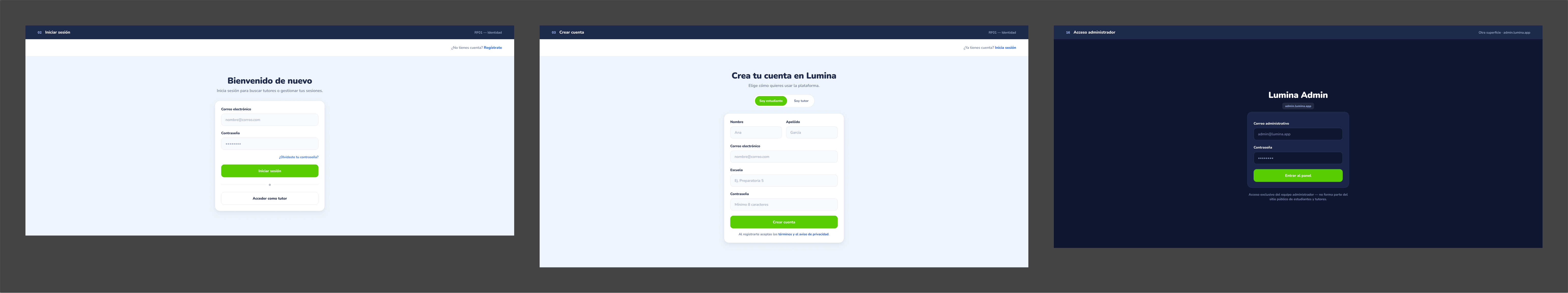 Pantalla de autenticación